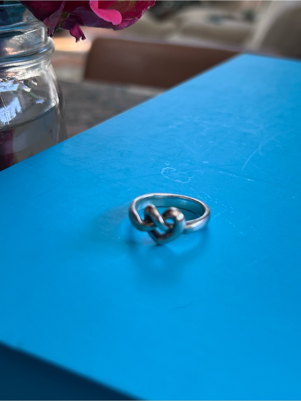 James Avery Silver Knot Heart Ring - Picture 2 of 7